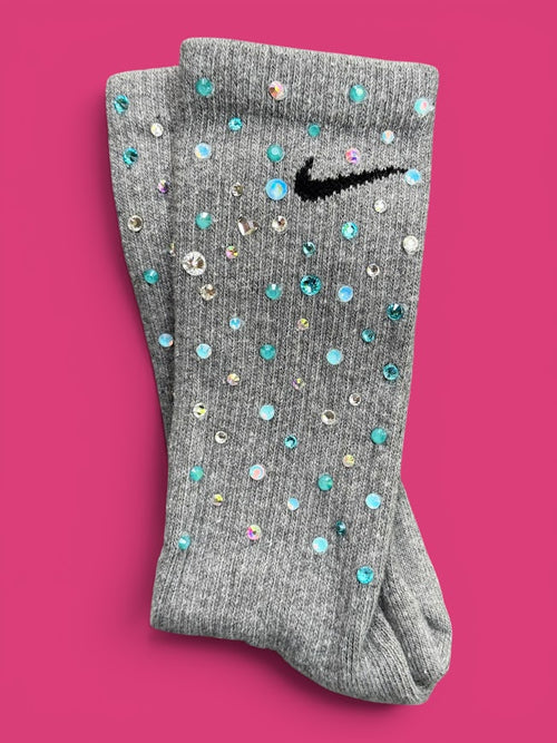 Little Mermaid Rhinestone Nike Socks