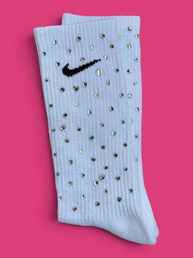 The OG Sparkle of Rhinestone Nike Socks