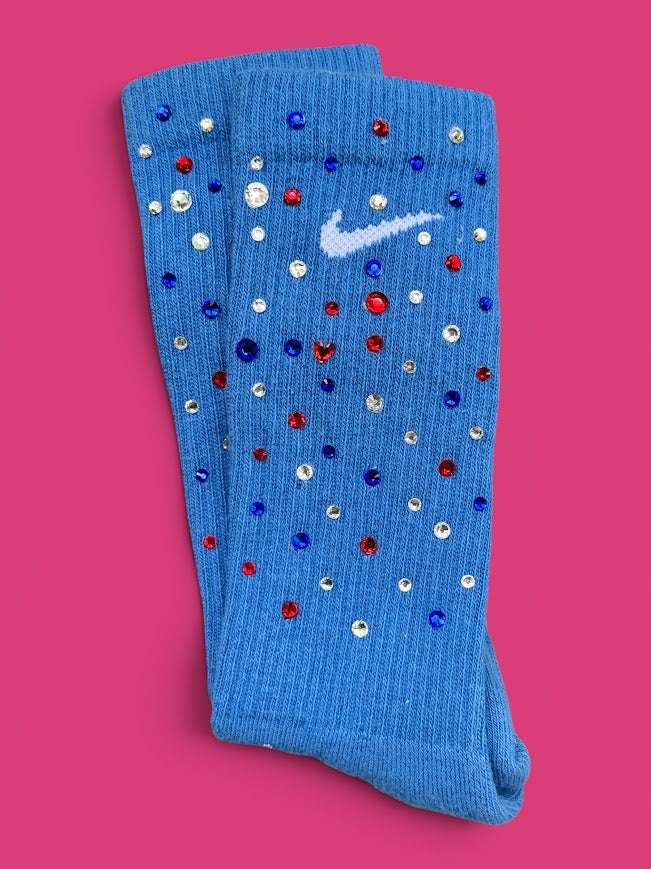 Miss Americana Rhinestone Nike Socks